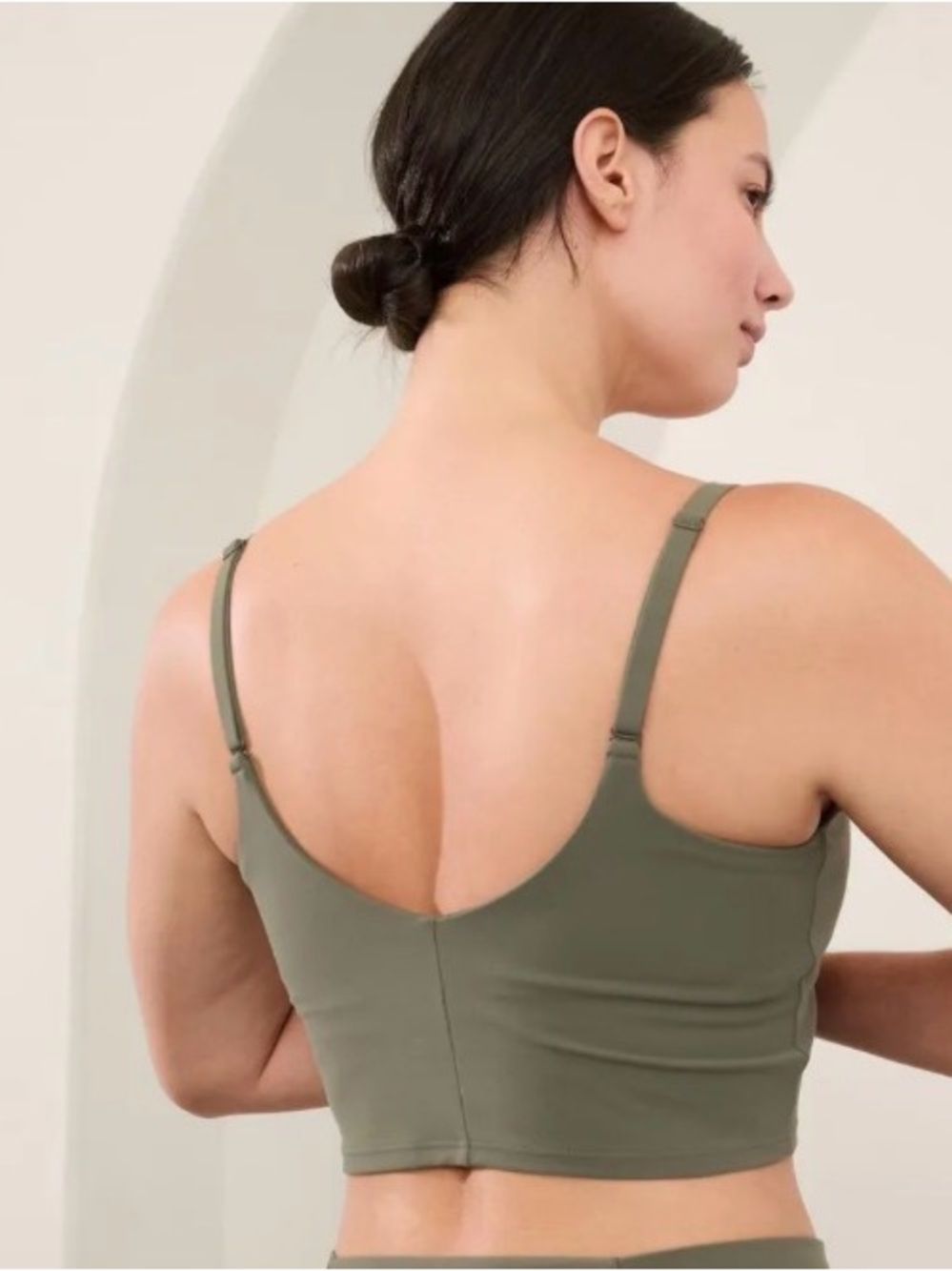 ATHLETA Elation V Neck Longline Bra
